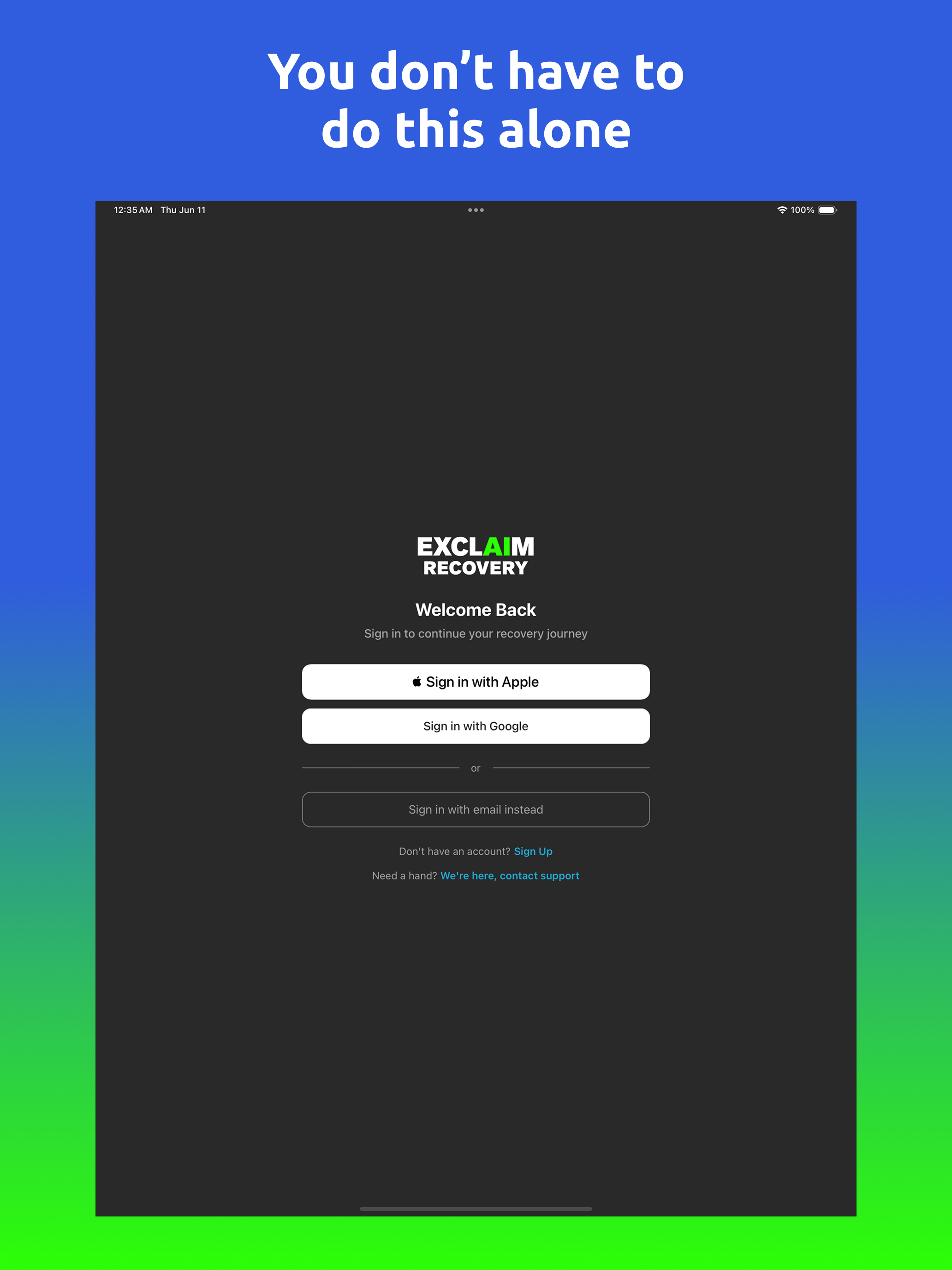 Exclaim Recovery