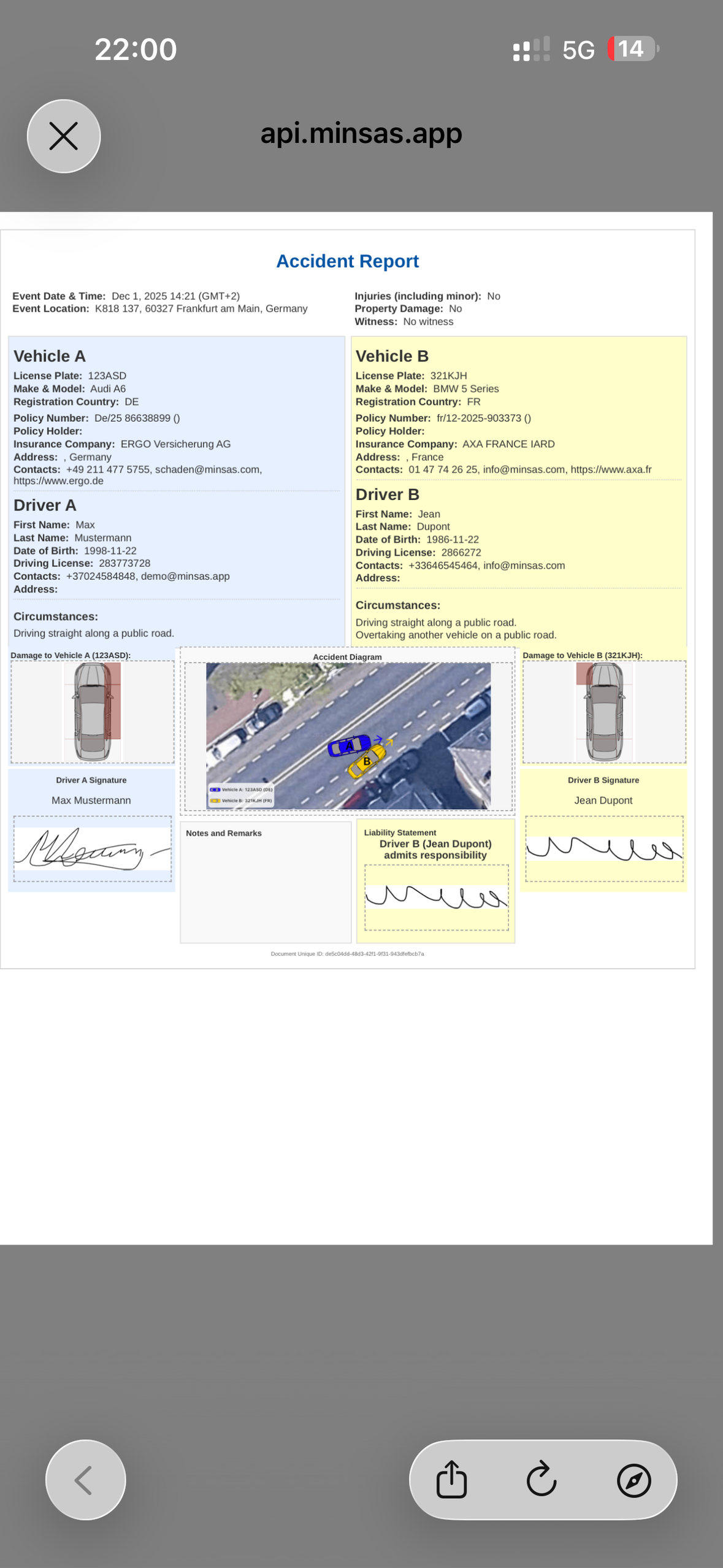 Minsas: EU Accident Report screenshot 9