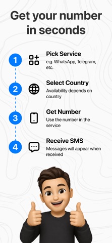 ReceiveSMS: Virtual Number SMS Screenshot 4 of 7