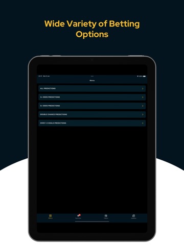 DB Football Predictions iPad screenshot