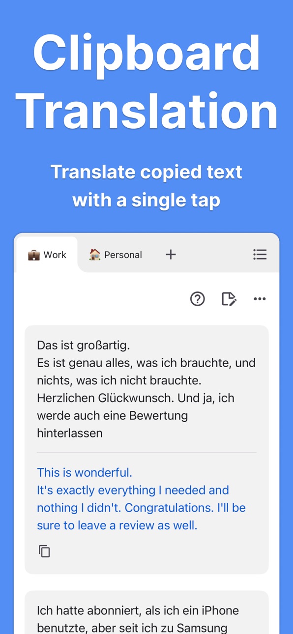 iPhone screenshot