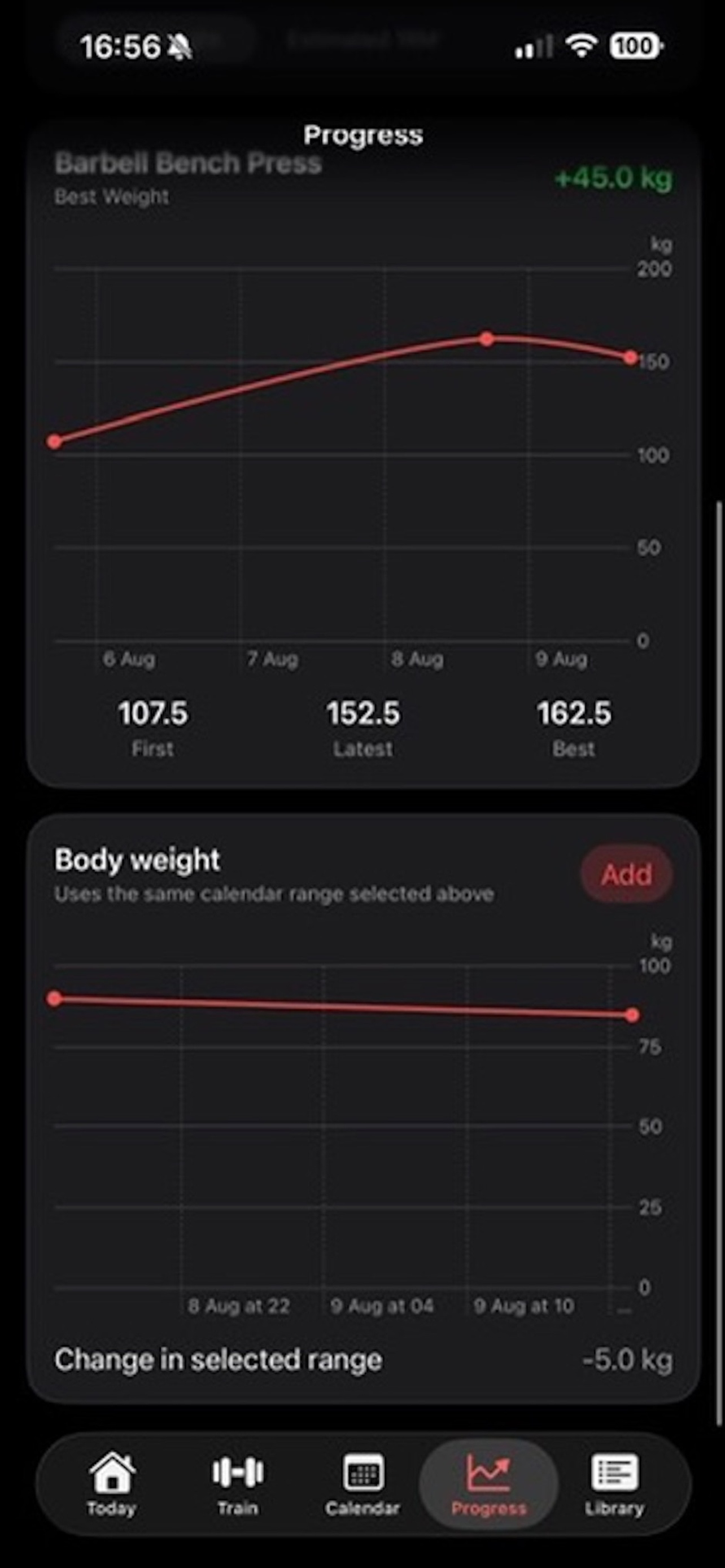 MyGymLog screenshot 10