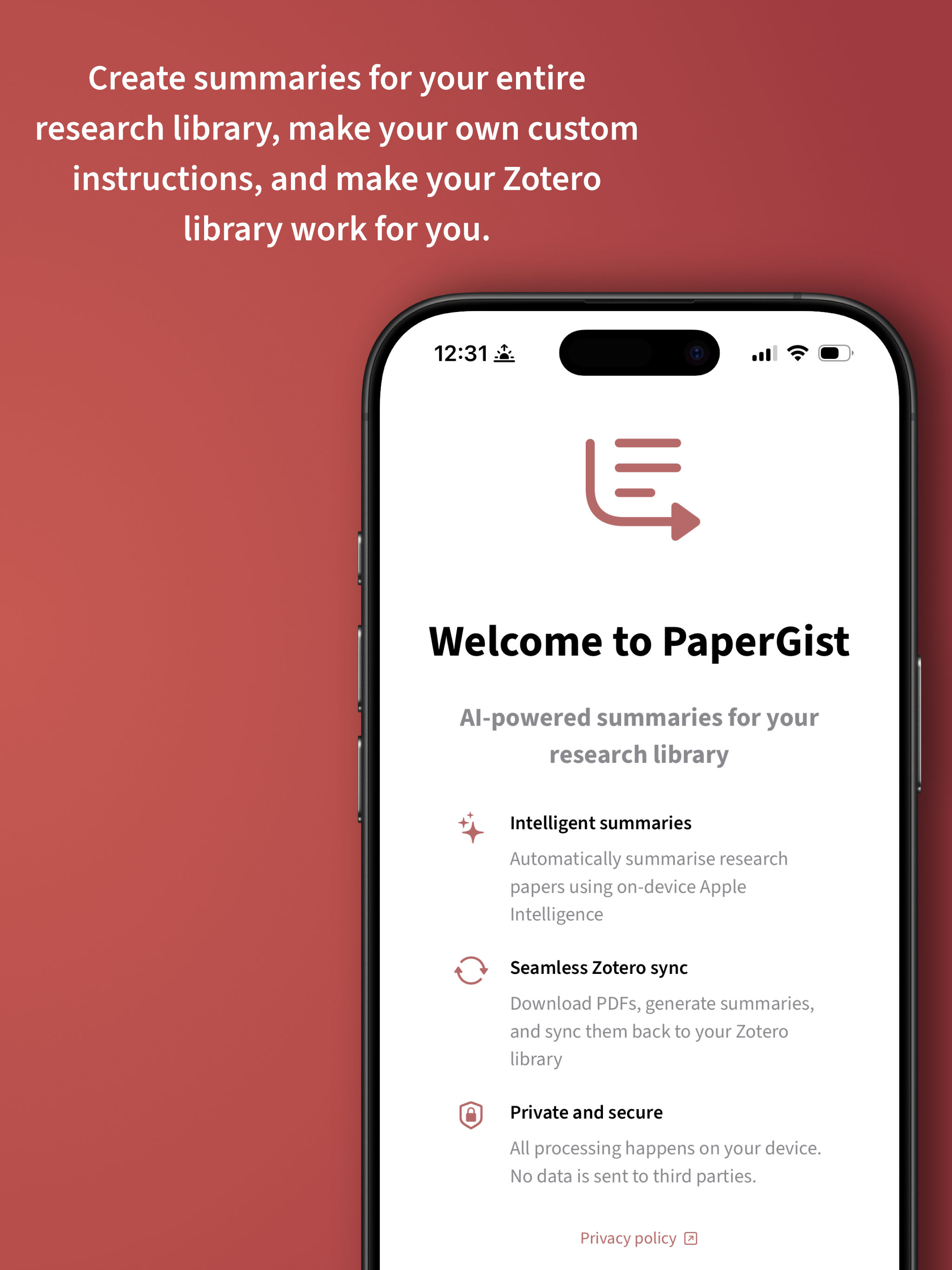 PaperGist screenshot 4