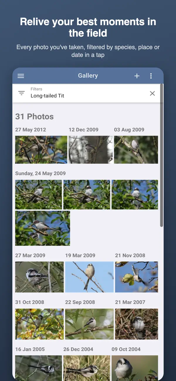 Screenshot #2 pour Bird Journal