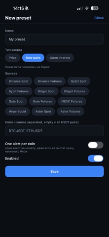 Alerta Crypto Screenshot 5 of 9