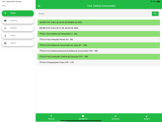 Screenshot #4 pour Código de Defesa do Consumidor