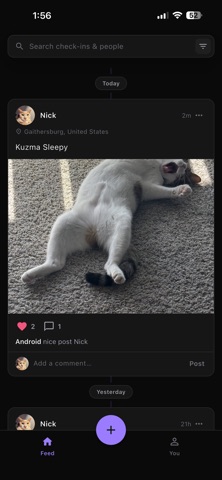 Check-In: Social Feed Screenshot 1 of 5