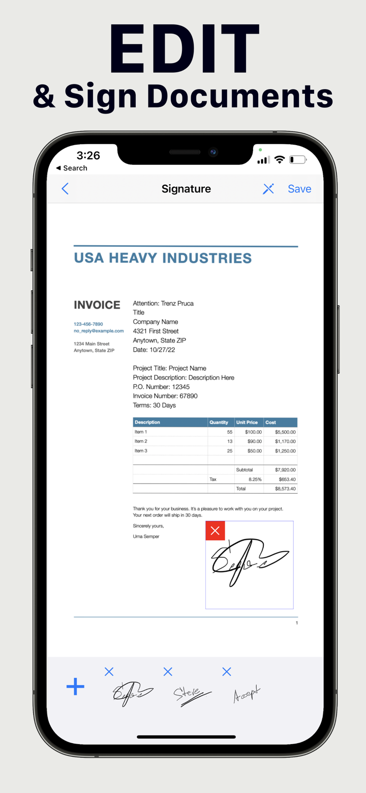 PDF Scanner・Scan Documents App screenshot 1