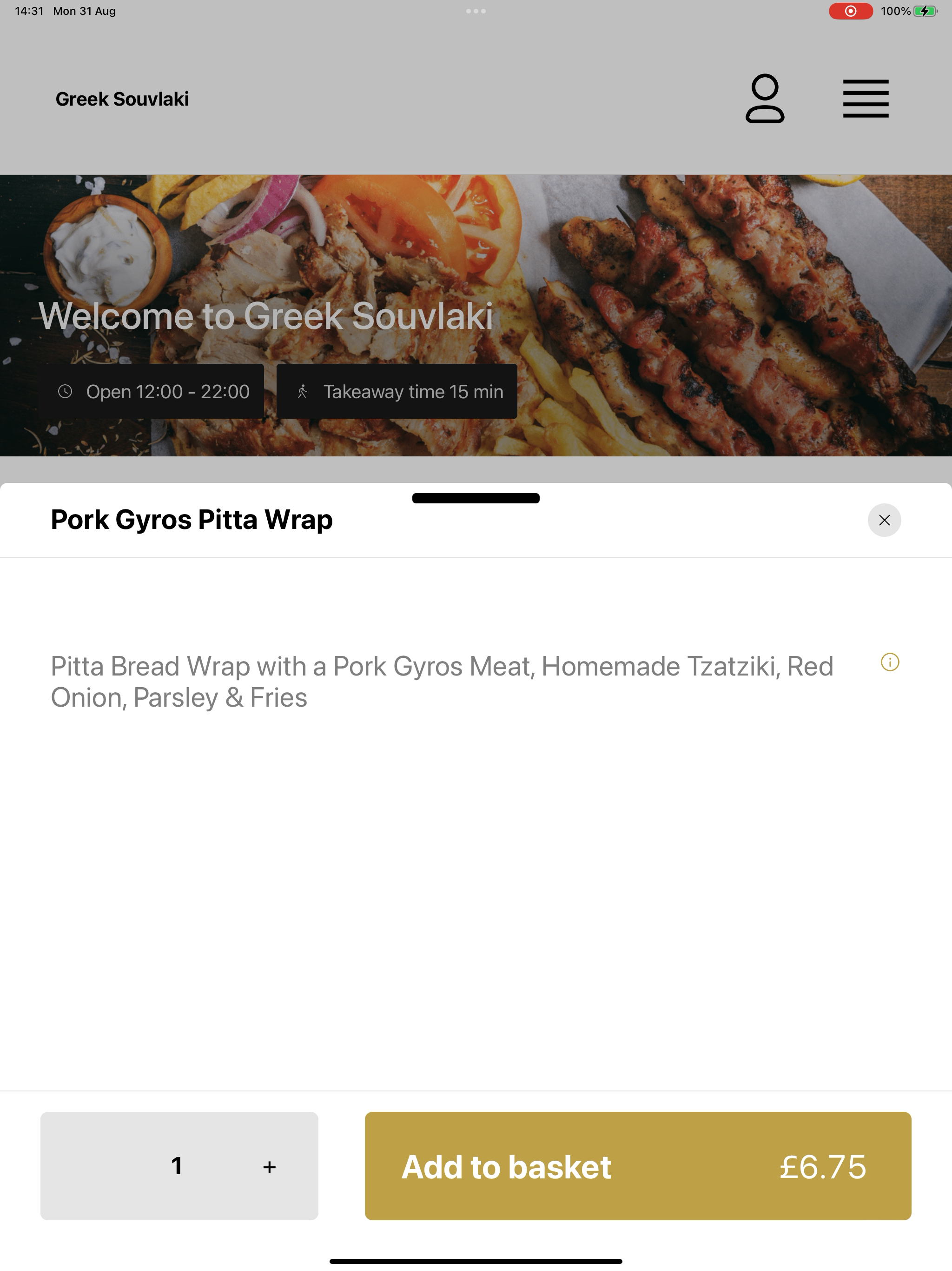 Greek Souvlaki Milton Keynes screenshot 16