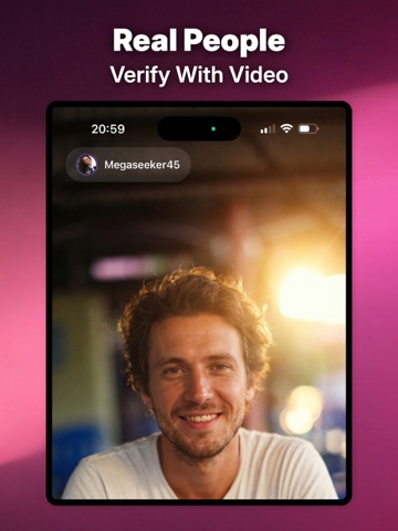 Video Chat & Dating - Minglify iPad screenshot