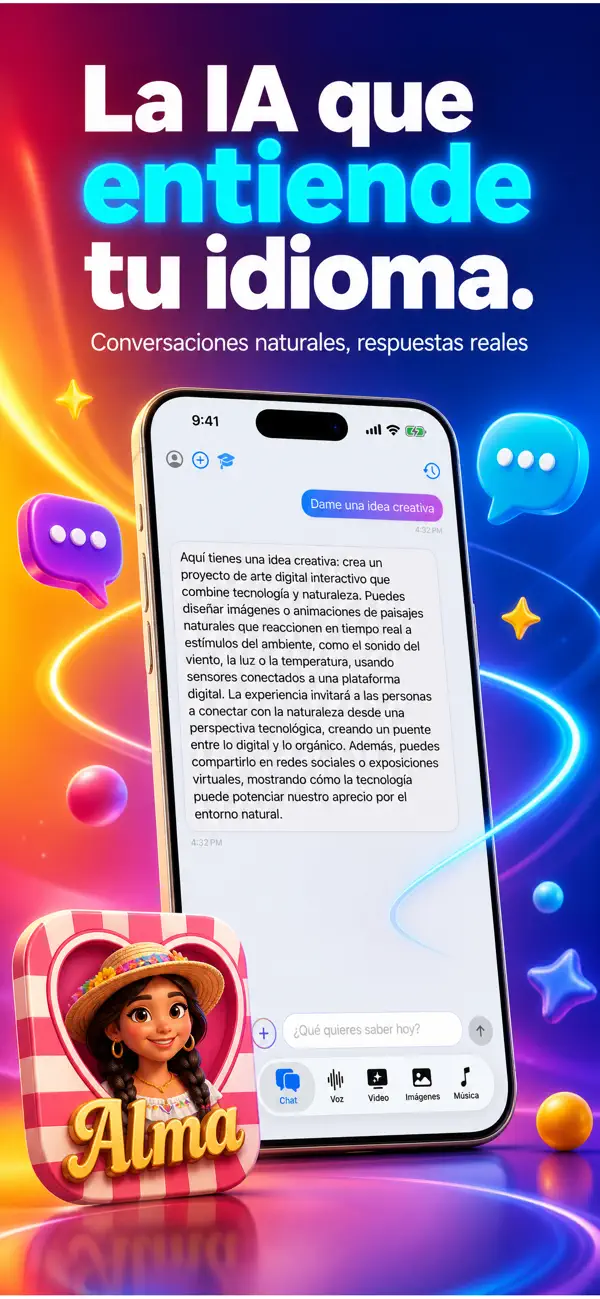 Alma: Asistente de IA Latino Screenshot 2