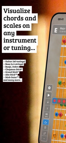 FretBoard: Chords & Scales iPhone screenshot
