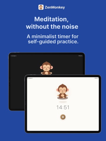 ZenMonkey - Meditation Timer iPad screenshot