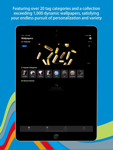 Wonder Wallpapers - HD & Dope iPad screenshot