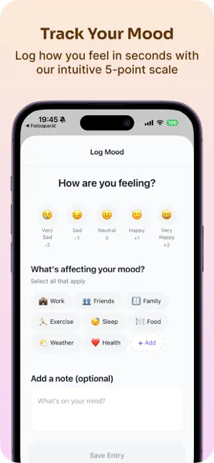 Emotions Log screenshot 2