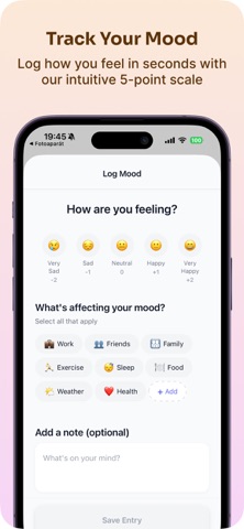 Emotions Log screenshot