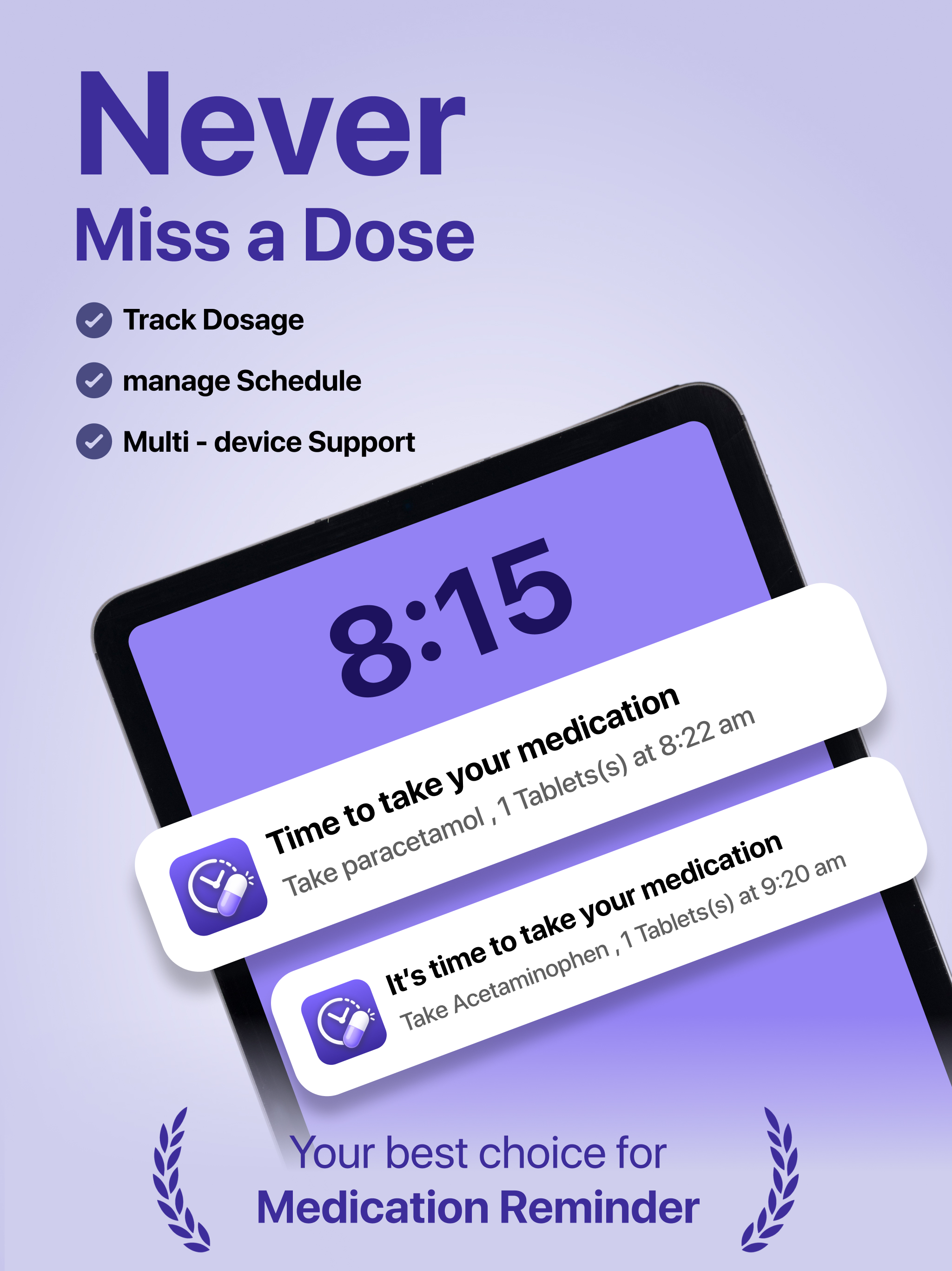 Pill Tracker & Med Alerts