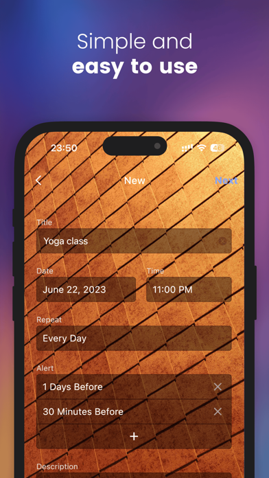 Countdown: Reminder & Widget Screenshot