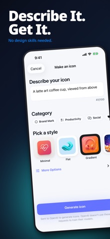 IconBundler: AI Icon Maker Screenshot 2 of 4