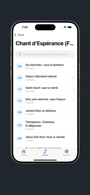 Chants Desperance screenshot 3
