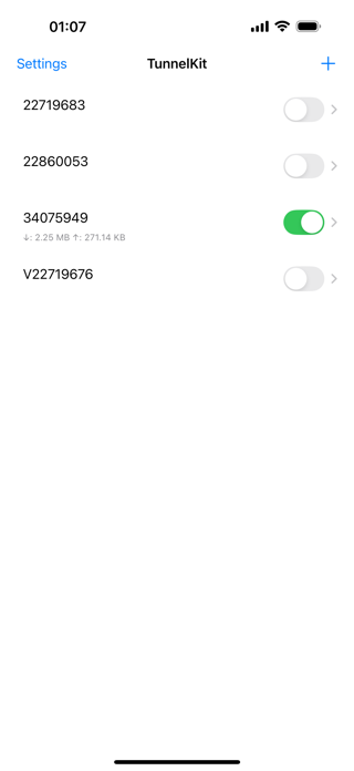 TunnelKit tunnel testing tool Screenshot 2 of 3