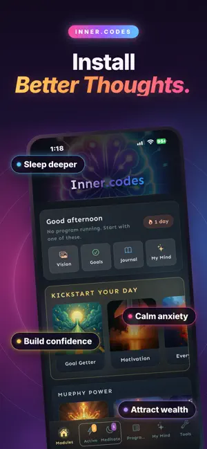Inner.codes: Program Your Mind screenshot 1
