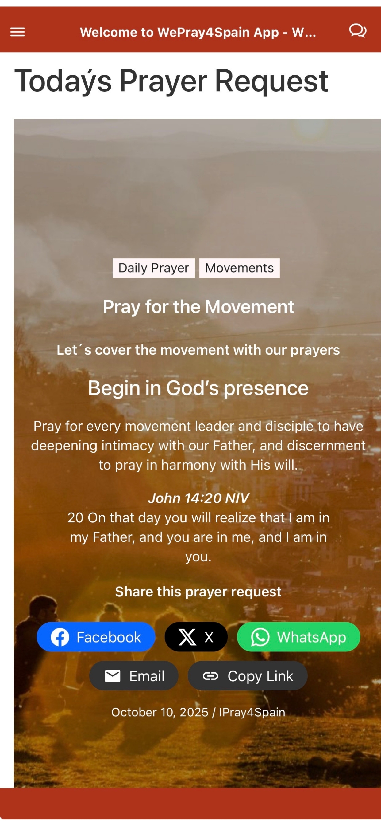 WePray4Spain