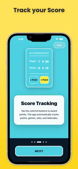 Screenshot von Tennis Score Keeper. auf dem iPhone 3