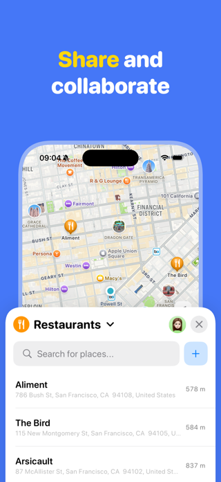 Map markers: Places Screenshot 4 of 5