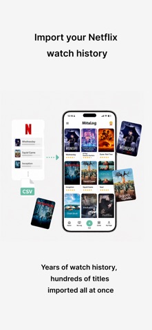 MitaLog - Movie & TV Tracker iPhone screenshot