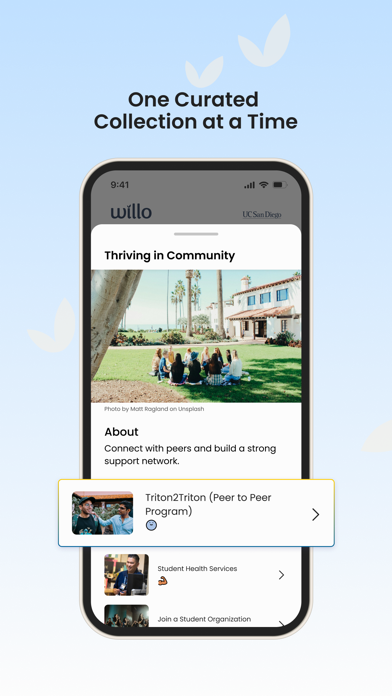 Willo at UC San Diego iPhone screenshot 3 - Health & Fitness app