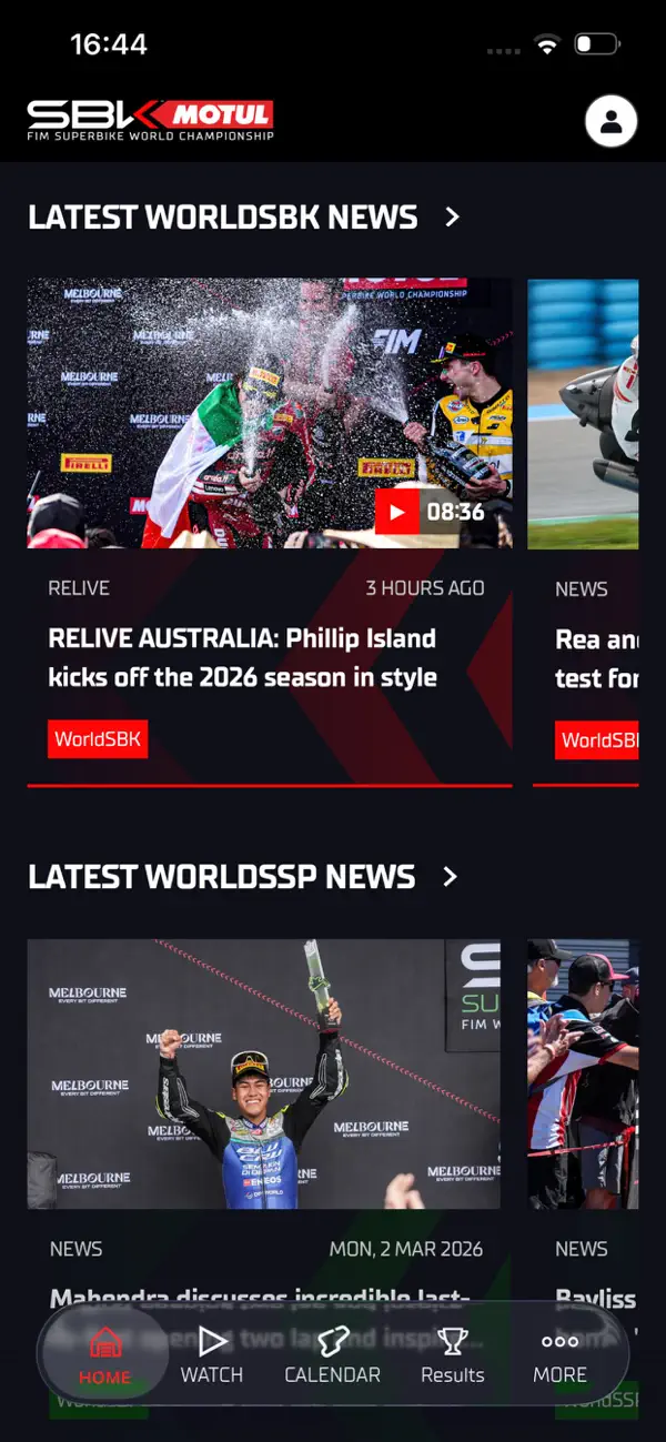 Screenshot #1 pour WorldSBK
