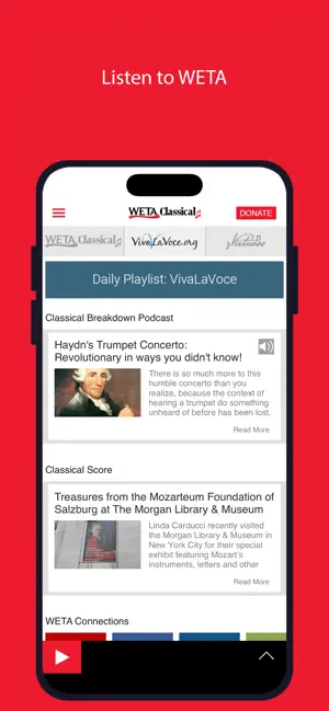 WETA Classical screenshot 3