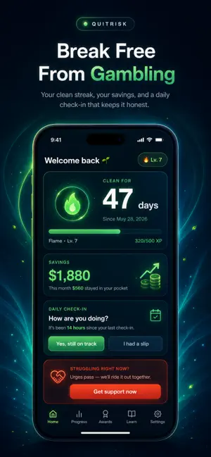 QuitRisk: Stop Gambling screenshot 2