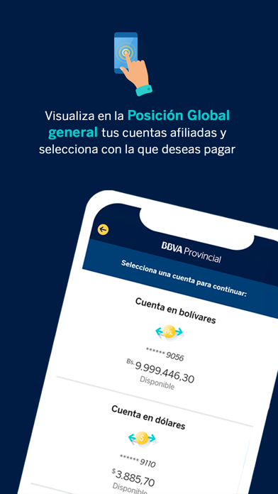 BBVA Provincial Dinero Rápido Screenshot