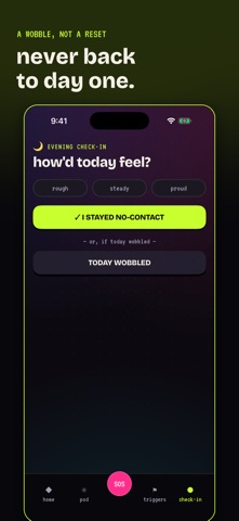 No Contact Club: Breakup iPhone screenshot