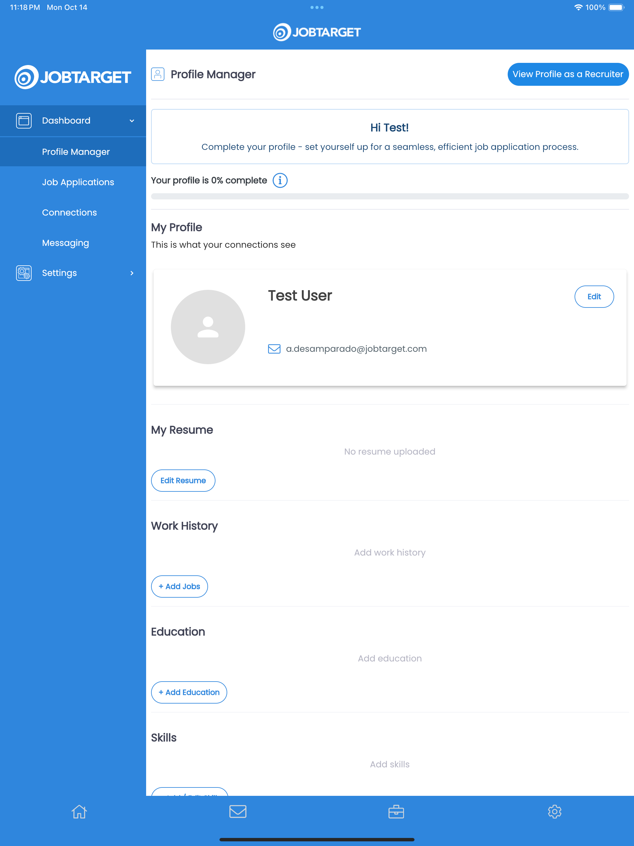 JobTarget screenshot 16