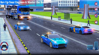 Police Car Transporter Game 3D Screenshot