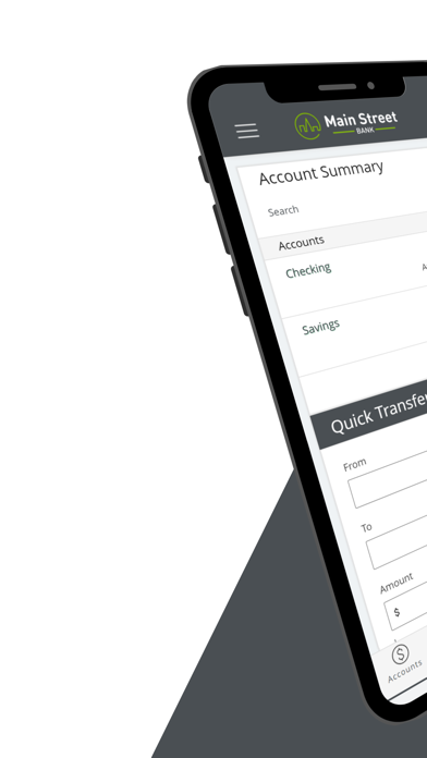Main Street Bank Mobile Screenshot