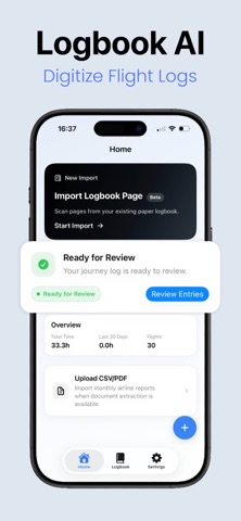 TopLog - Pilot Logbook AI Screenshot 1 of 4