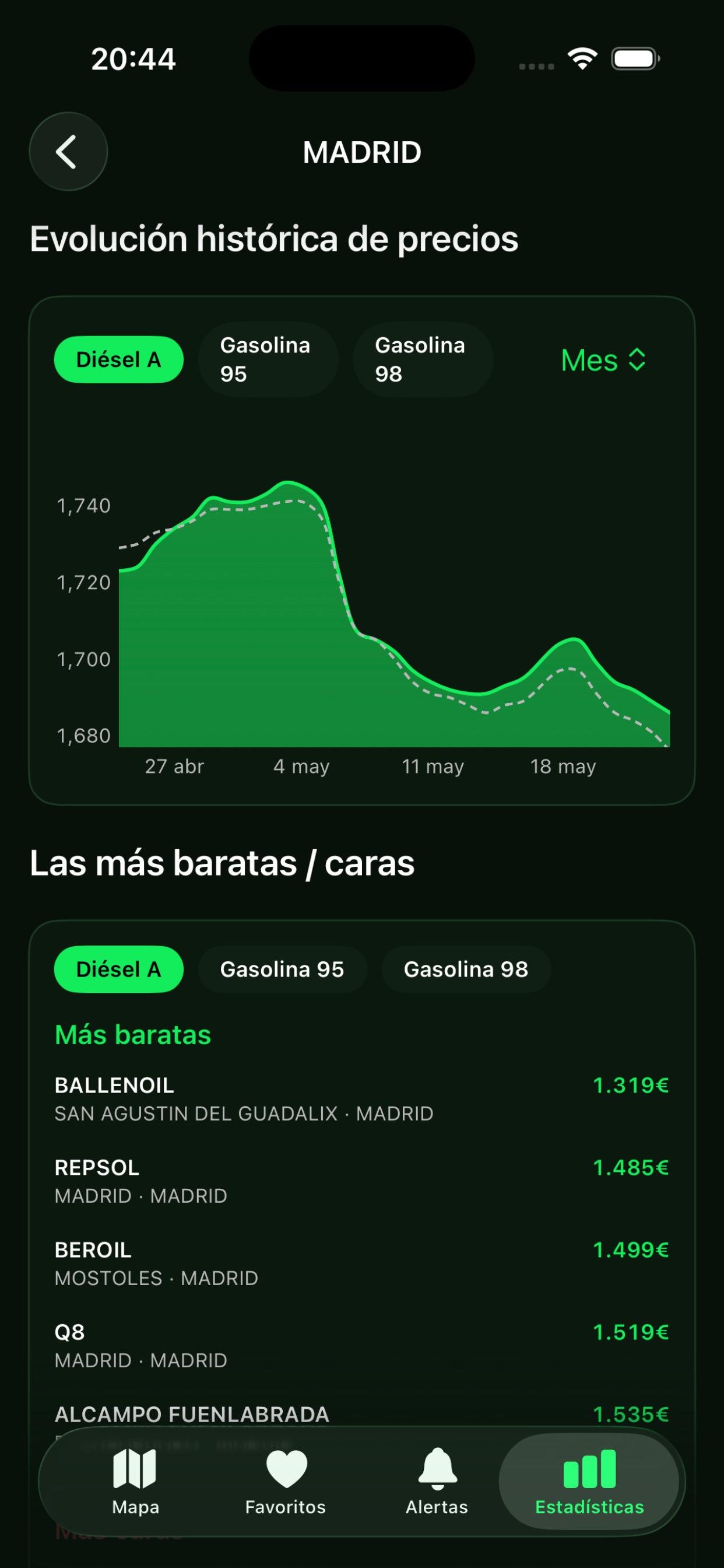 FuelData screenshot 3