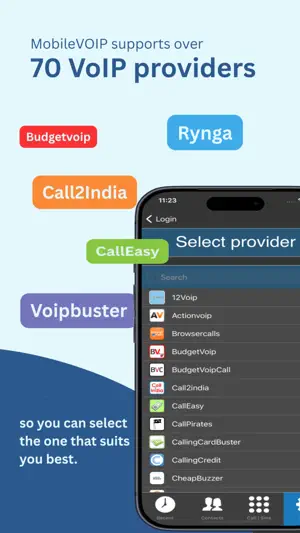 MobileVOIP international calls screenshot 4