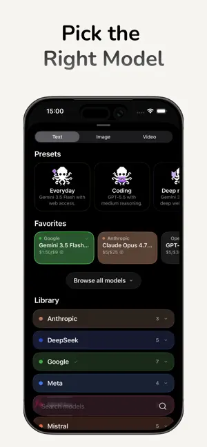 Oqta: Multi-Model AI Chat screenshot 2