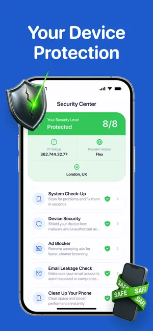 Mobile Security: Phantom VPN screenshot 3
