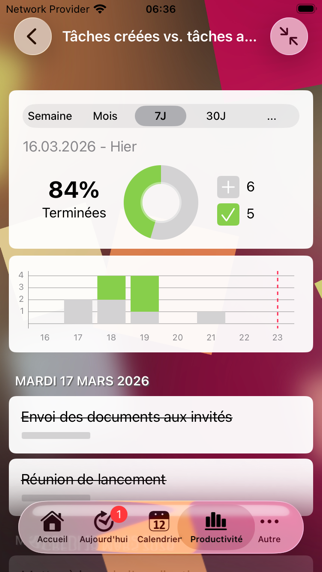 Screenshot #3 pour Tempodo: Tâches & Calendrier