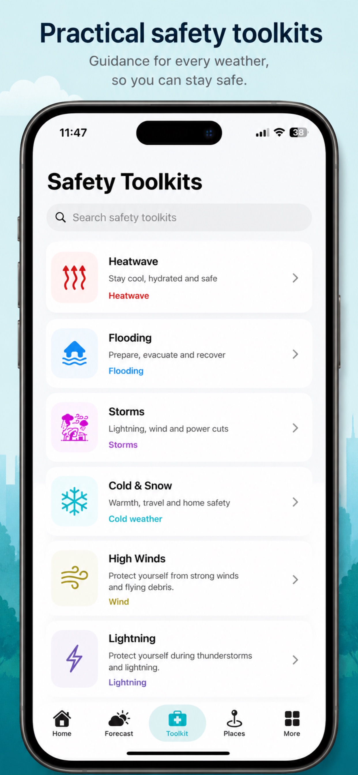 Screenshot 4 of Weather Safe