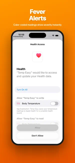 Temp Easy - Fever Tracker screenshot 3