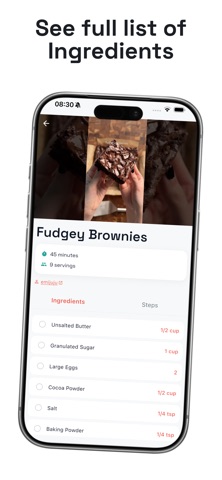 Video to Recipe : AI Generator screenshot
