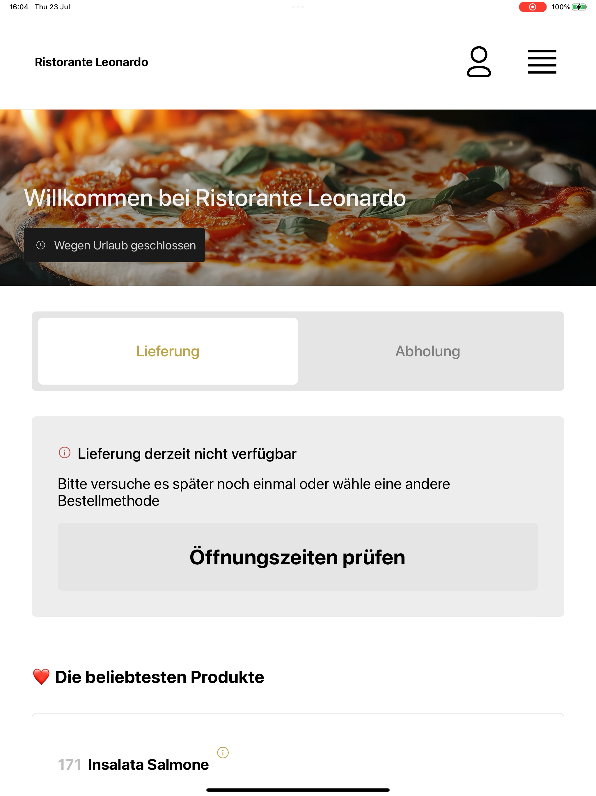 Ristorante Leonardo DE screenshot 13