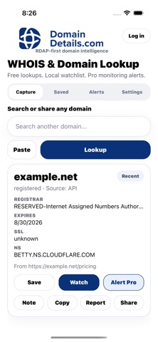 DomainDetails Screenshot 5 of 9
